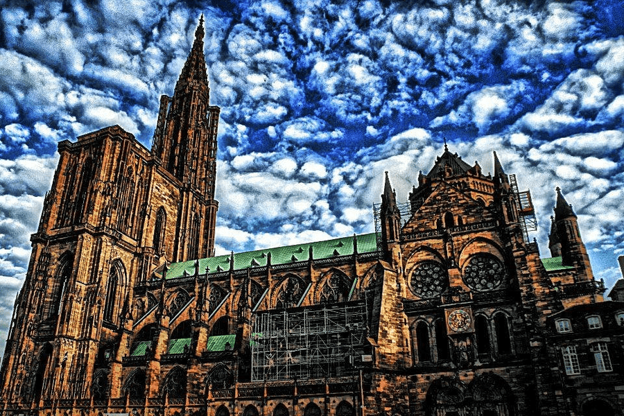 cathedrale notre dame strasbourg belle photo