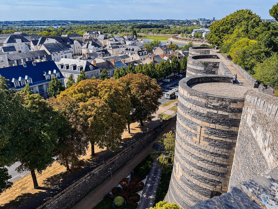 chateau angers panorama belle photo