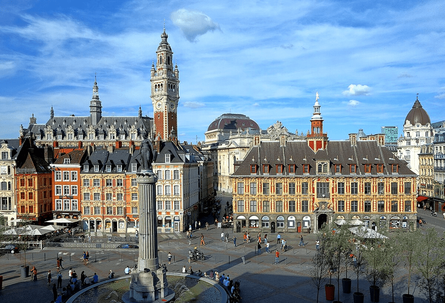 lille grand place belle photo